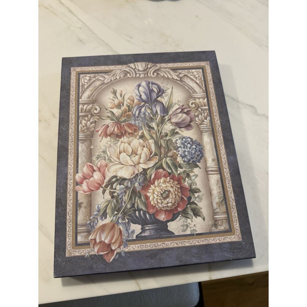New & Sealed Style & Paper Tulips Design Playing Cards, Score Pad Bridge Game